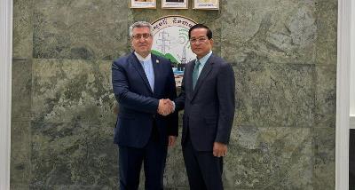 H.E Mr. Nazari Meets with Deputy Minister of Mines and Energy of the Kingdom of Cambodia